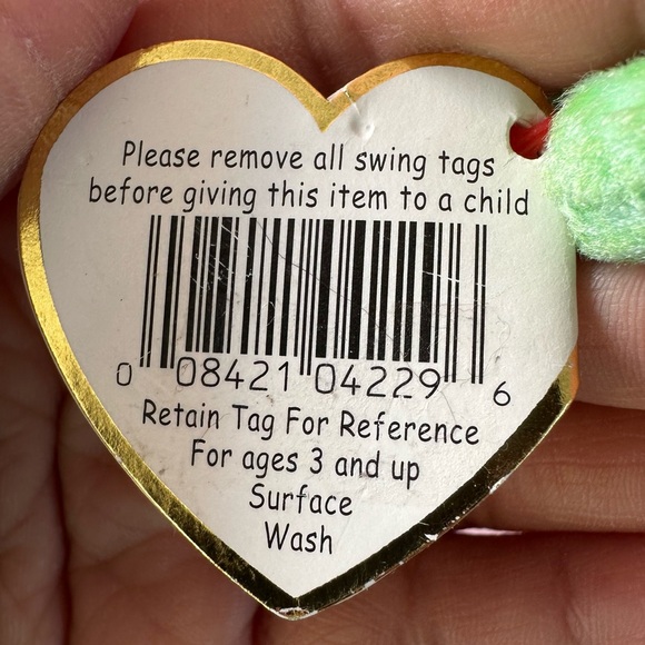 Vintage Ty Beanie Baby “Kicks” with Tag Errors 1998/1999 - Picture 7 of 13